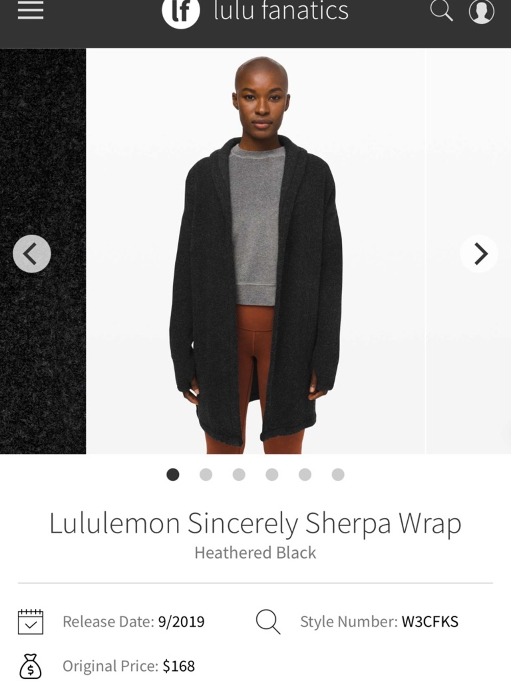 lululemon Sincerely Sherpa Wrap